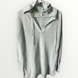 Autumn Cashmere L Light Blue Hoodie